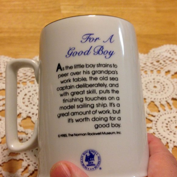 Norman Rockwell Vintage mug, For a Good Boy - Picture 2 of 9